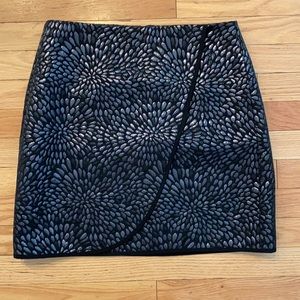 Loft Black Petal Skirt